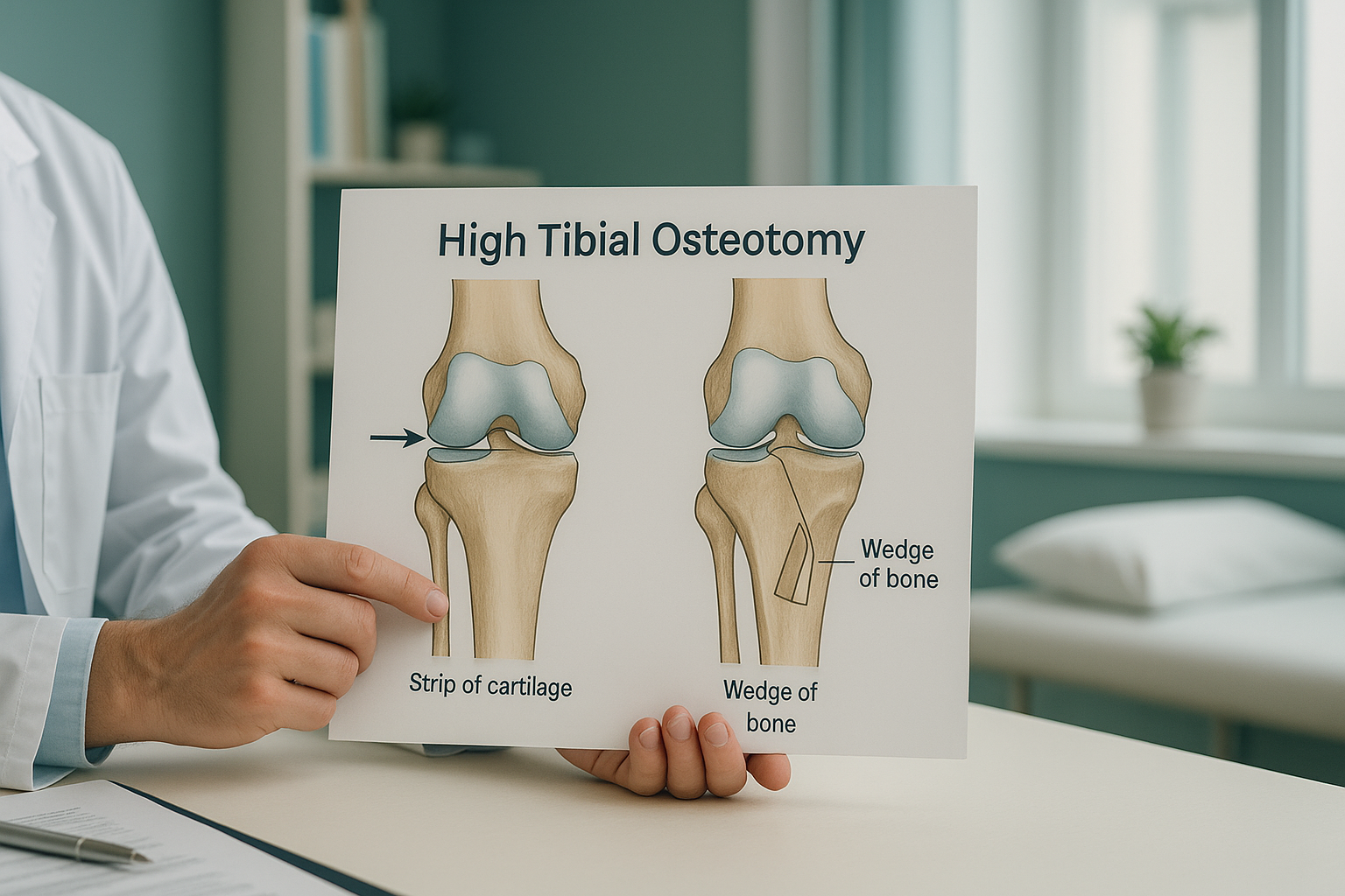 What Is a High Tibial Osteotomy, and Who Is It Suitable For? — ScanAlign clinic illustration