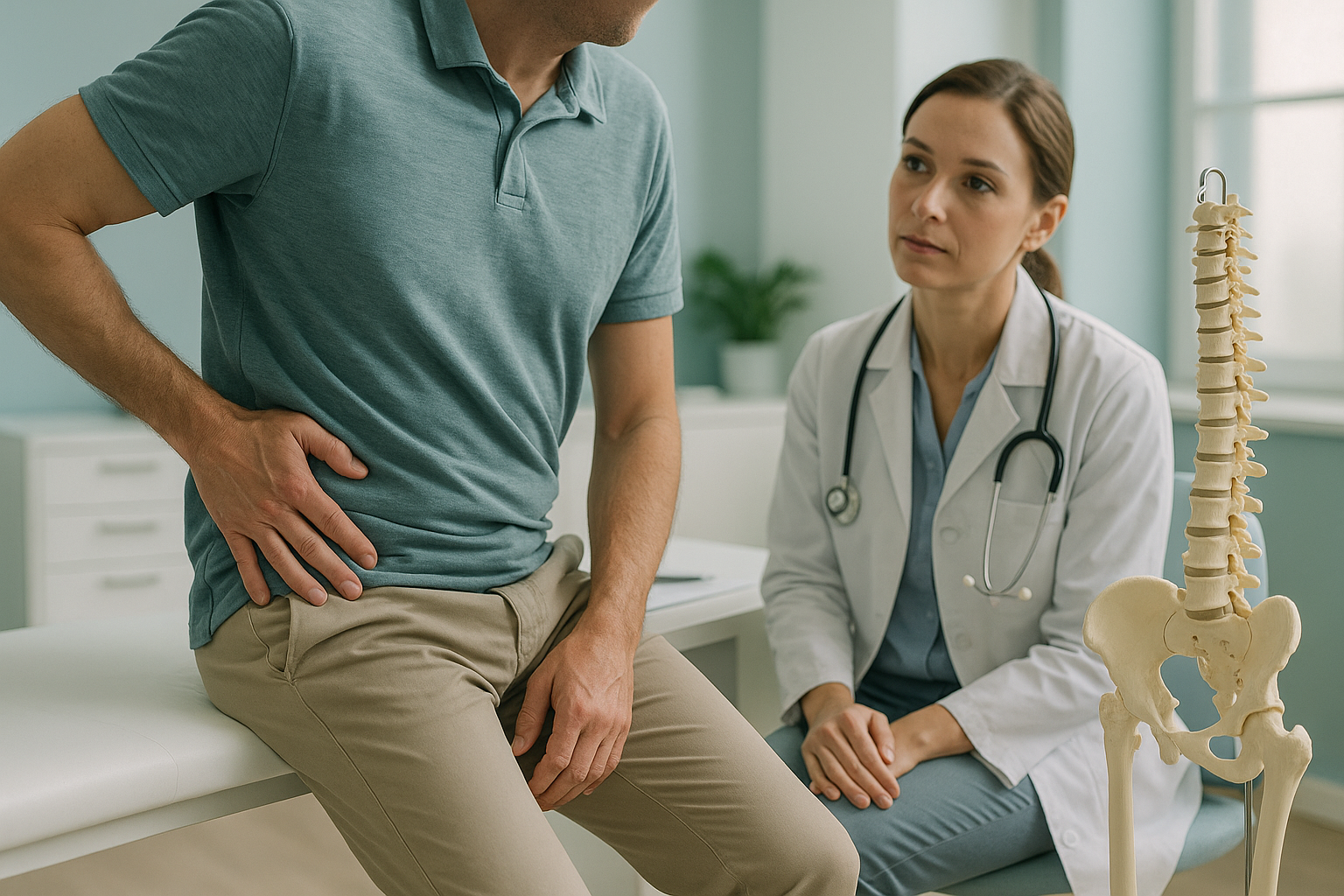 Why Does Only One Hip Hurt? — ScanAlign clinic illustration