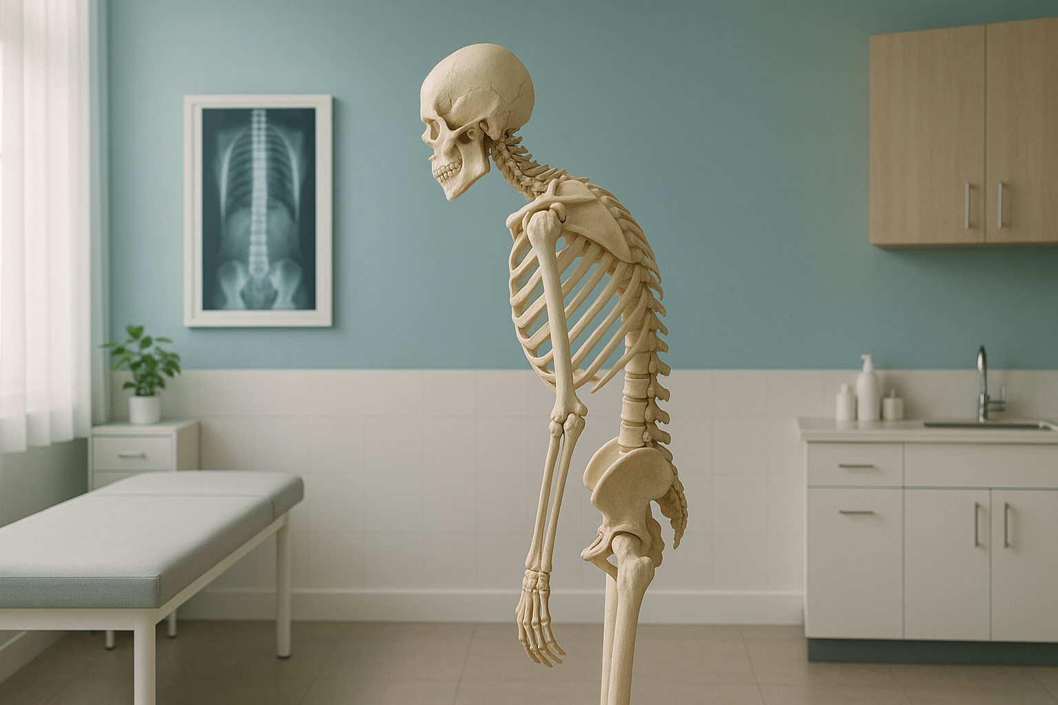 Forward Leaning Posture: Causes & Correction — ScanAlign clinic illustration
