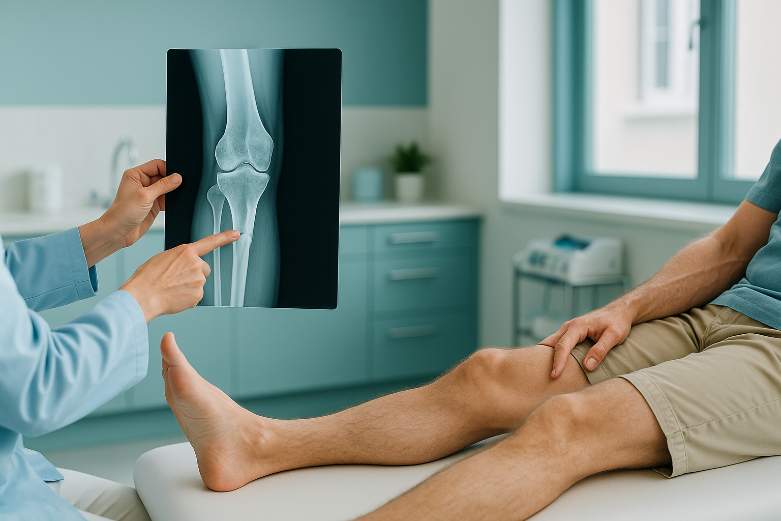 Why Does a Badly Healed Fracture Change Your Leg Alignment? — ScanAlign clinic illustration
