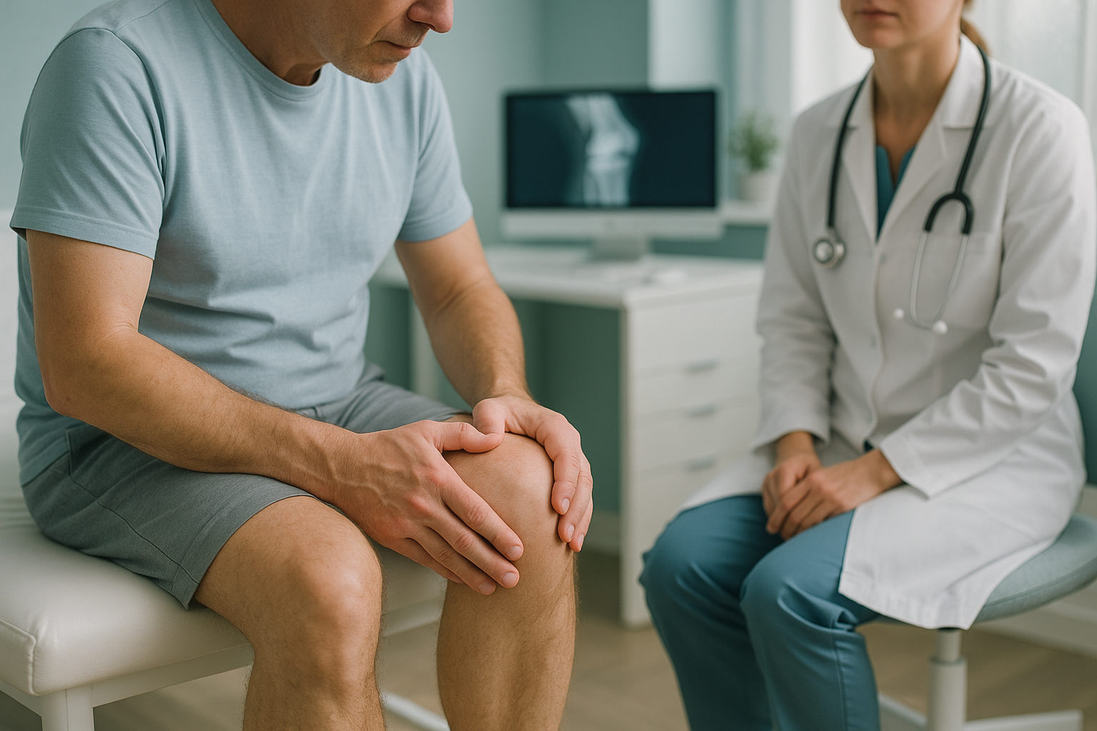 Why Does Only One Knee Hurt? — ScanAlign clinic illustration