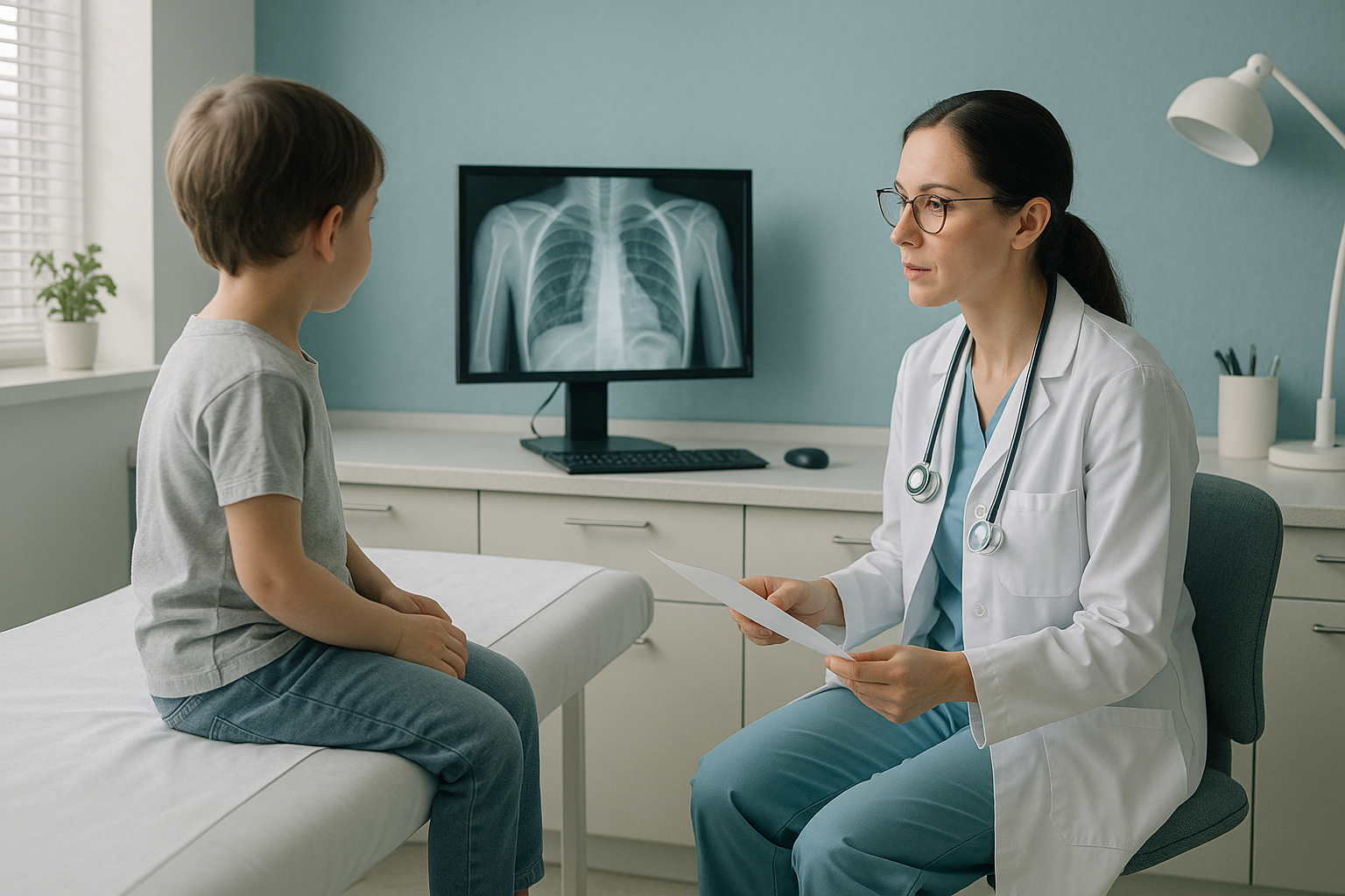 Why Does Dose Matter Most in Paediatric Imaging? — ScanAlign clinic illustration