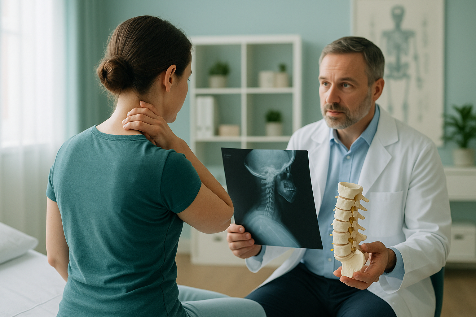 Cervical Radiculopathy Treatment Options — ScanAlign clinic illustration