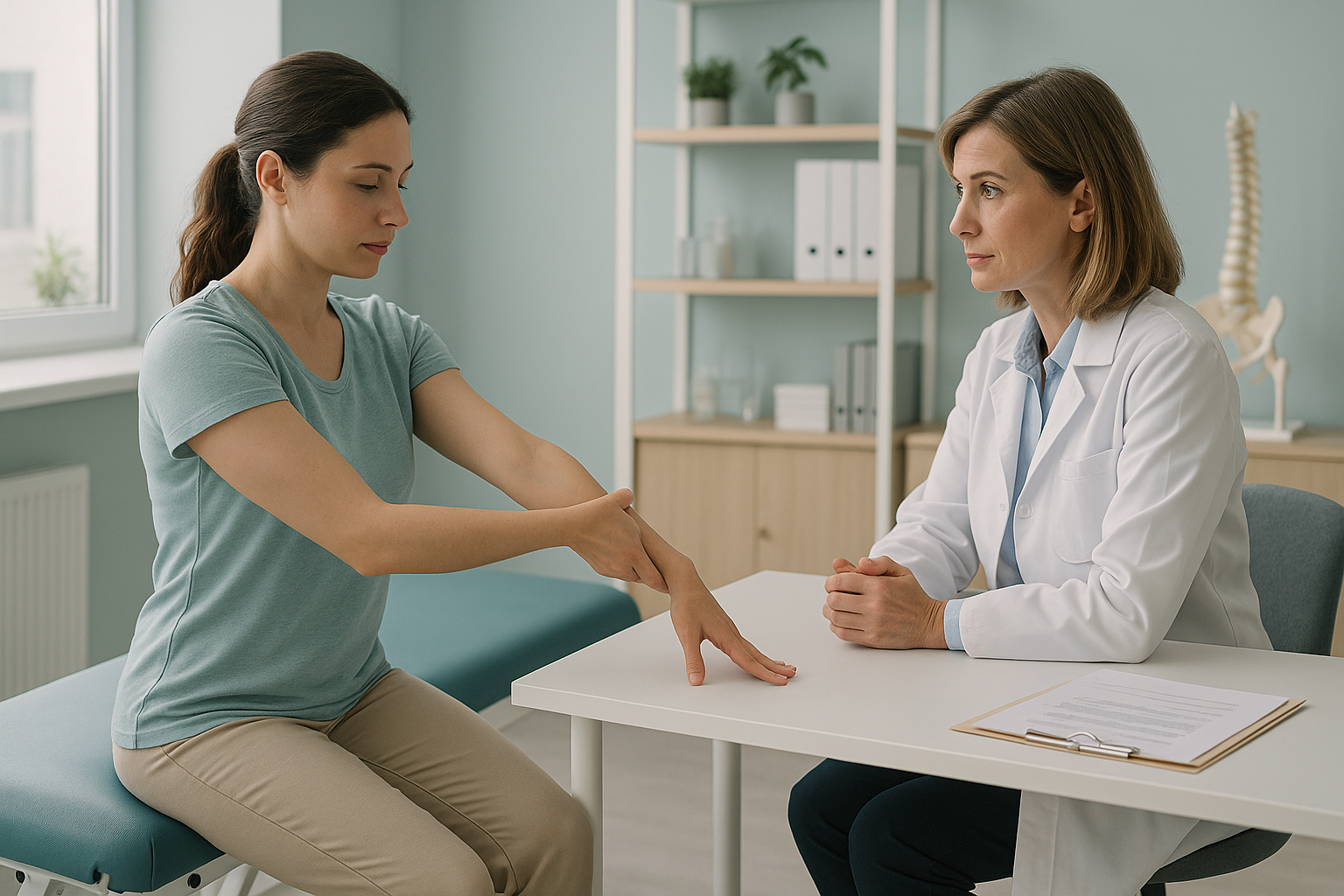 Hypermobility Syndrome: Symptoms & Support — ScanAlign clinic illustration