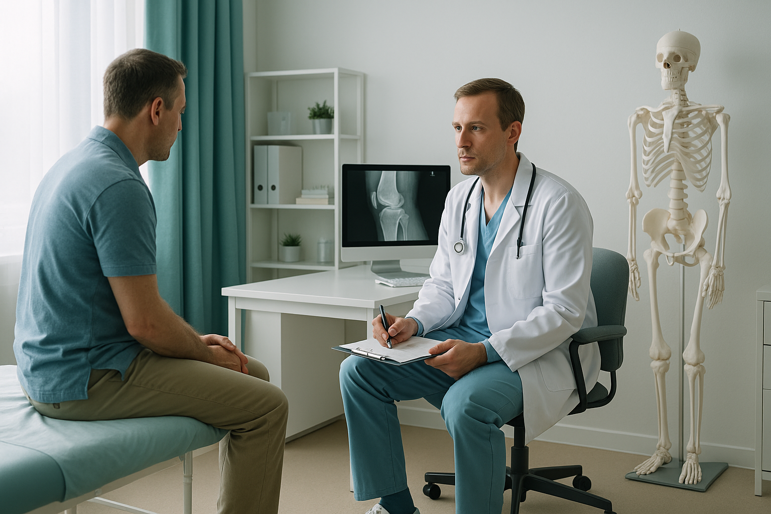 How Do You Prepare for an Orthopaedic Consultation? — ScanAlign clinic illustration