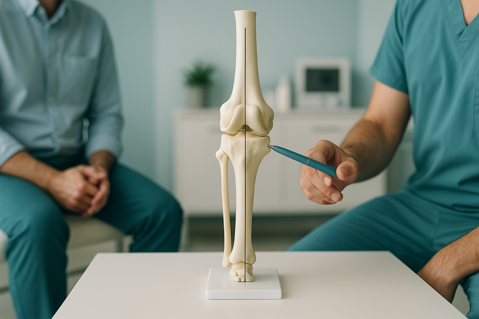 Lower-Limb Alignment & the Mechanical Axis Explained — ScanAlign clinic illustration