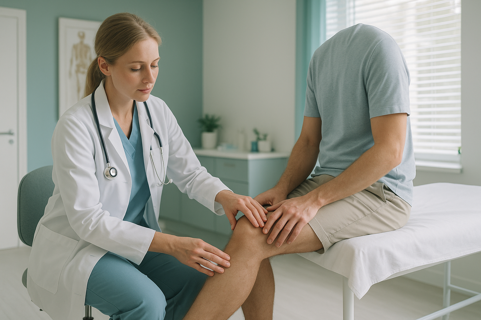 Why Does My Knee Click and Pop, and Should I Worry? — ScanAlign clinic illustration