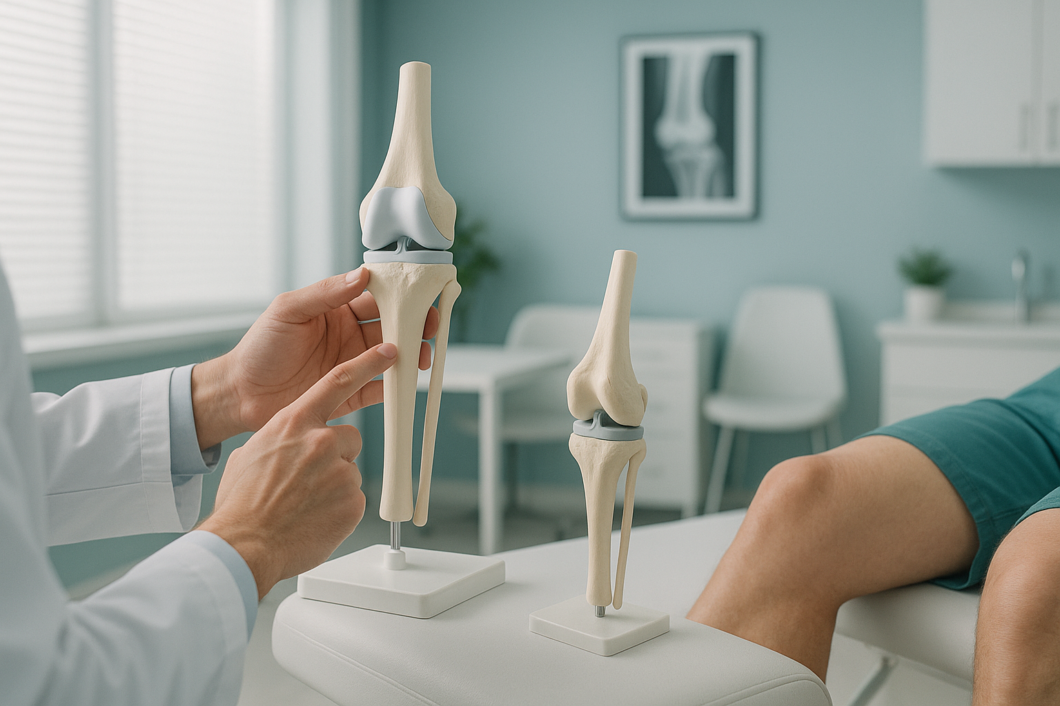 Total vs Partial Knee Replacement: Which Is Right? — ScanAlign clinic illustration