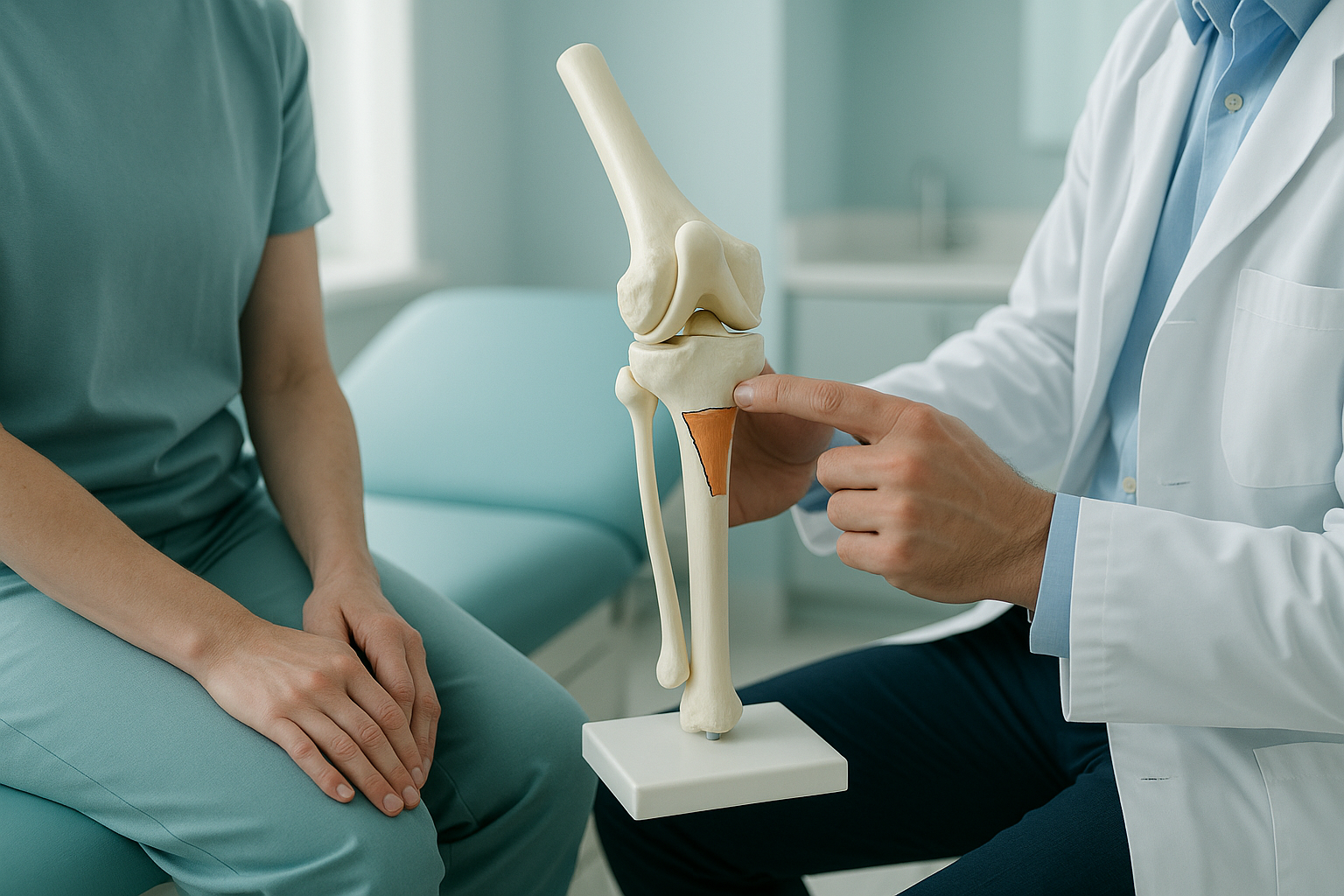 What Is a Distal Femoral Osteotomy, and When Is It Chosen? — ScanAlign clinic illustration
