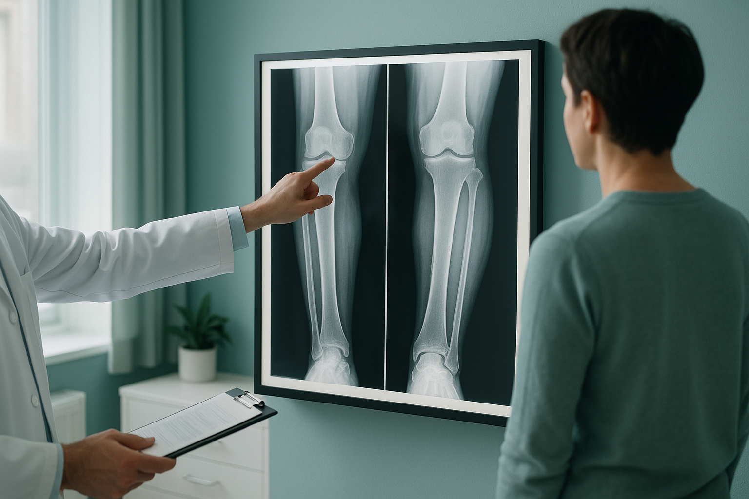 Standing & Weight-Bearing X-ray Explained — ScanAlign clinic illustration