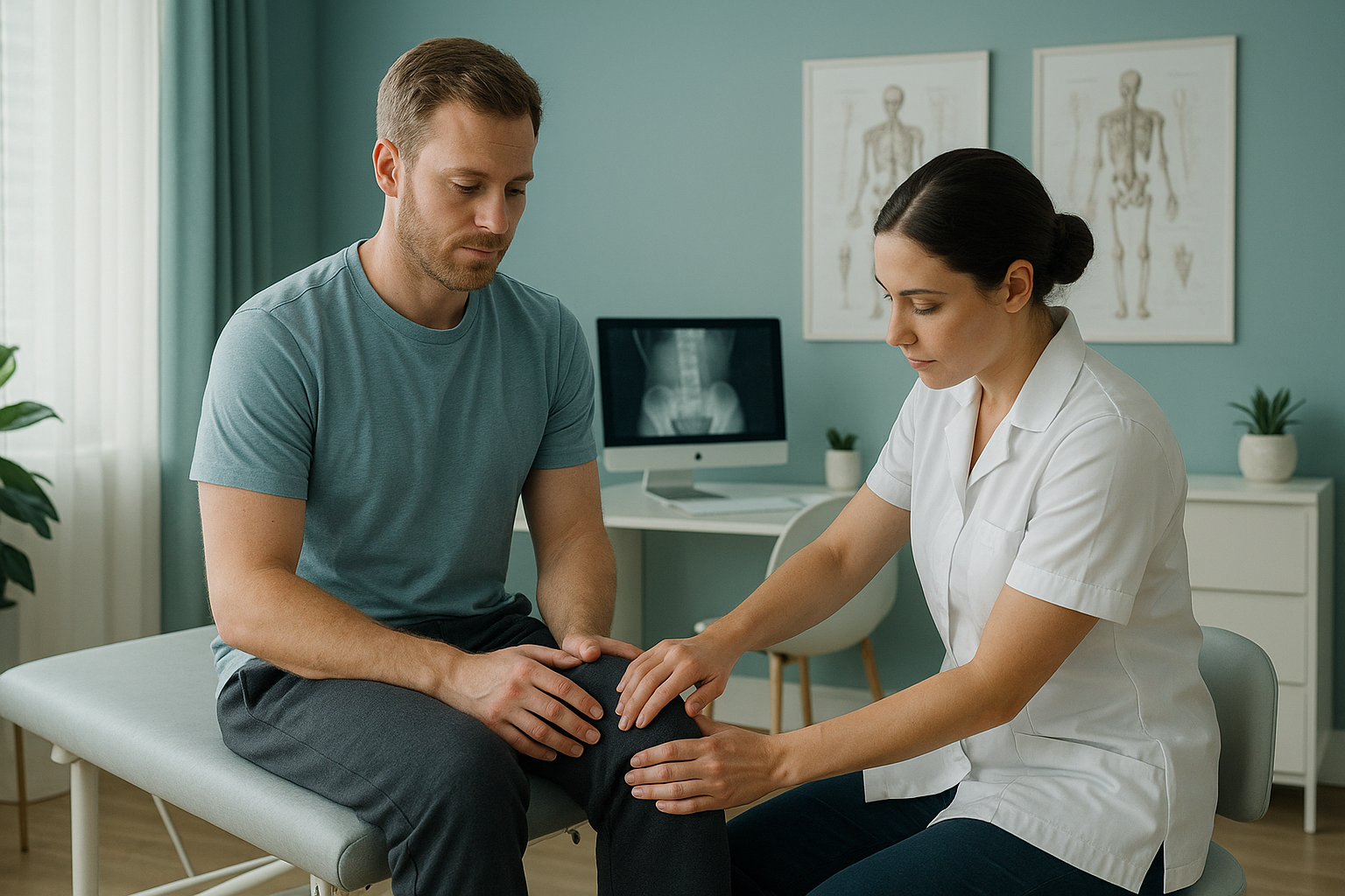 What Happens in a Musculoskeletal (MSK) Assessment? — ScanAlign clinic illustration