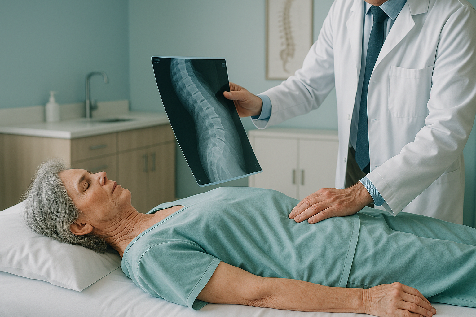 How Does Osteoporosis Change the Shape of Your Spine? — ScanAlign clinic illustration