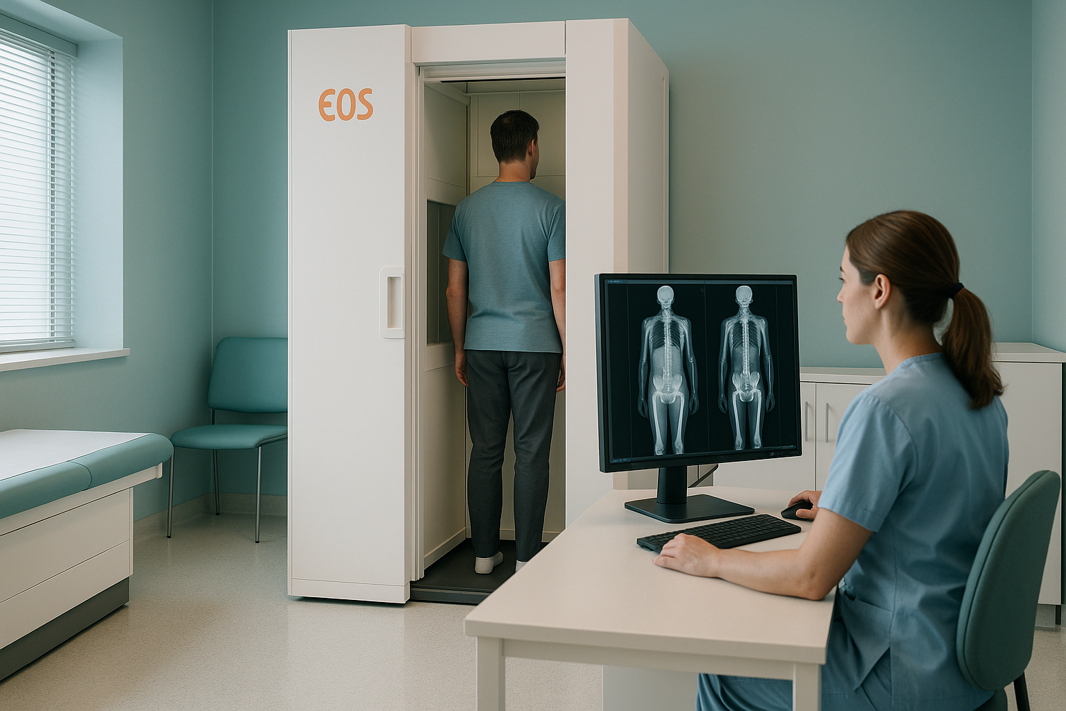Is the EOS Scan Safe? Radiation Dose Explained — ScanAlign clinic illustration