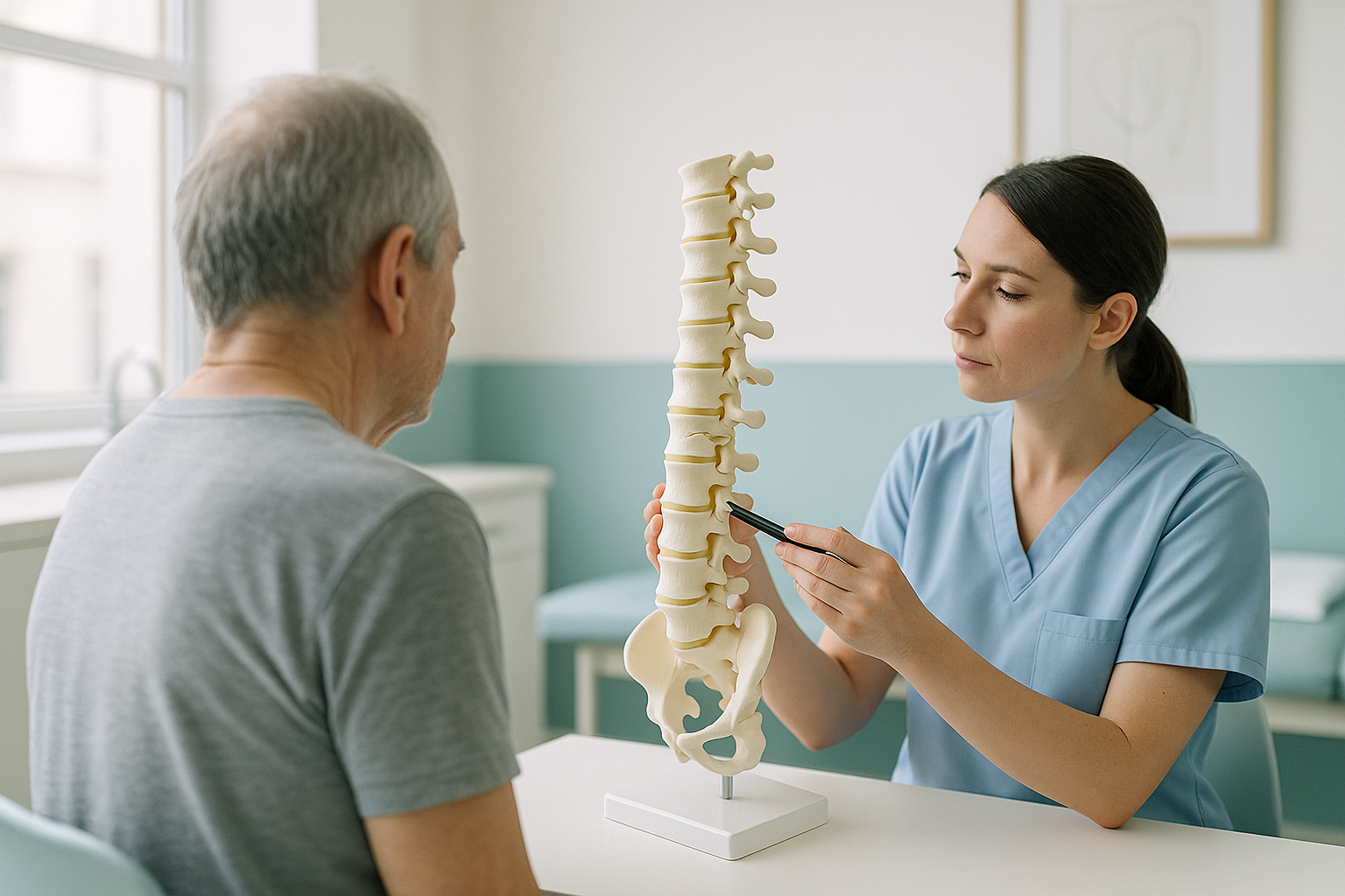 What Is a Vertebral Compression Fracture, and Why Am I Losing Height? — ScanAlign clinic illustration