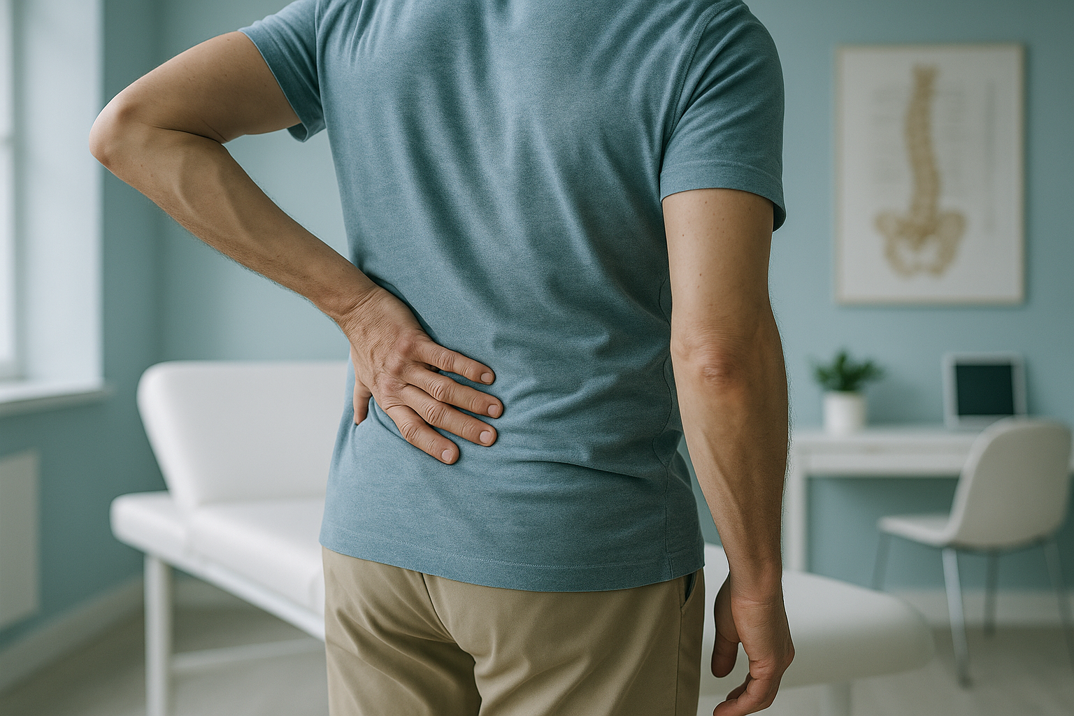 Lower Back Pain: Causes, Relief & When to Get Assessed — ScanAlign clinic illustration