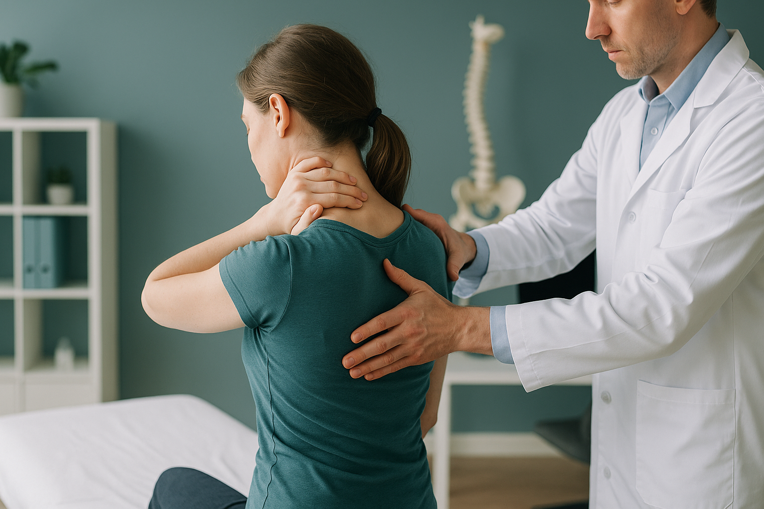 How Does Whiplash Affect Neck Alignment Long Term? — ScanAlign clinic illustration
