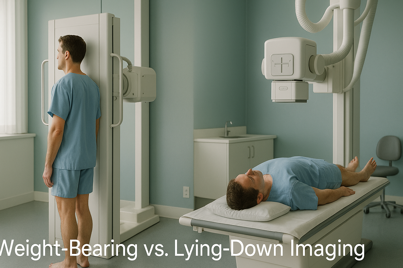 Weight-Bearing vs Lying-Down Imaging: Why Standing Matters — ScanAlign private EOS imaging clinic, Harley Street
