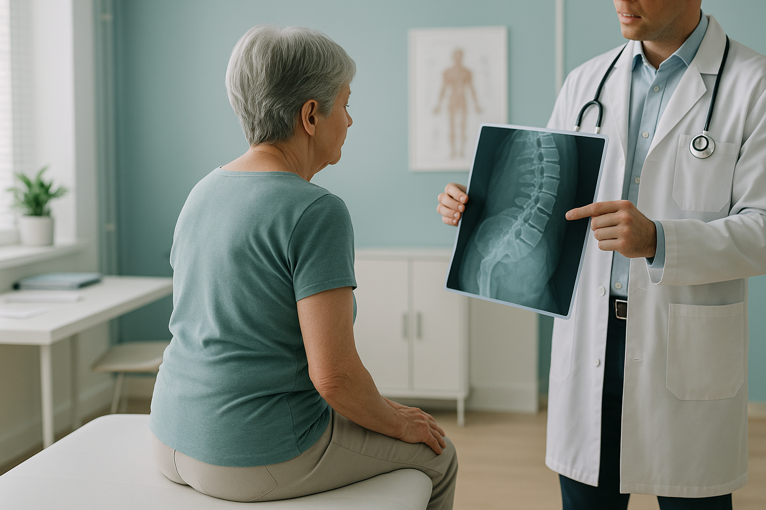 What Does an Osteopenia Diagnosis Actually Mean? — ScanAlign clinic illustration
