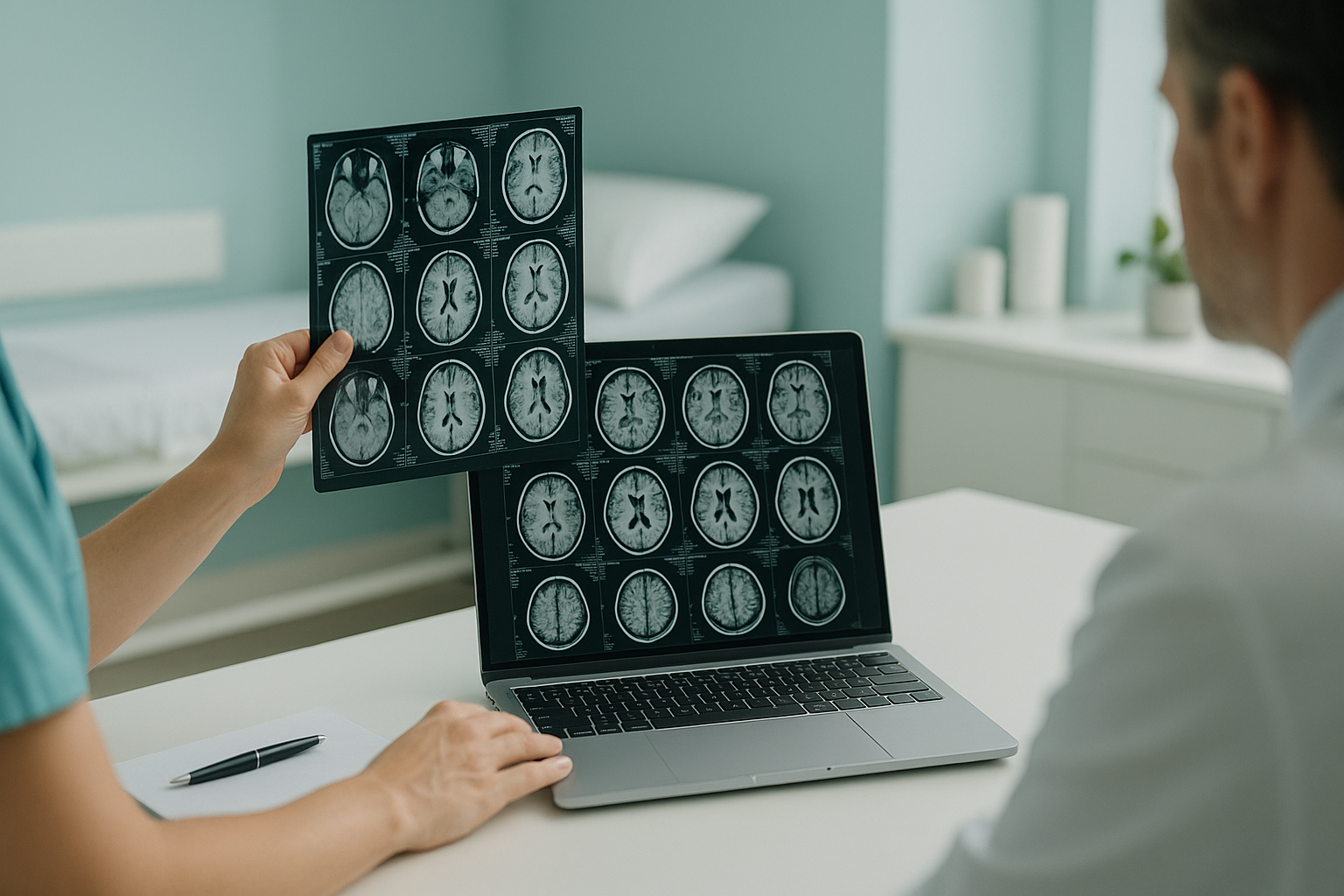 How Do You Share Your Scan With Your Consultant? — ScanAlign clinic illustration
