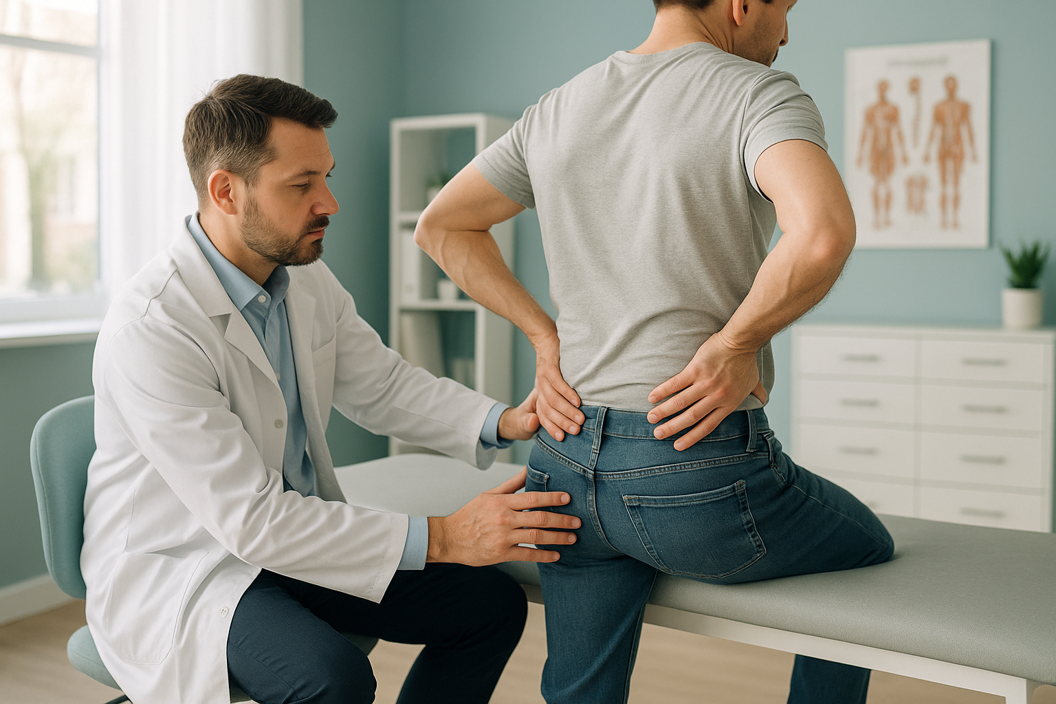 Are Tight Hip Flexors the Cause of Your Pain, or a Symptom of It? — ScanAlign clinic illustration