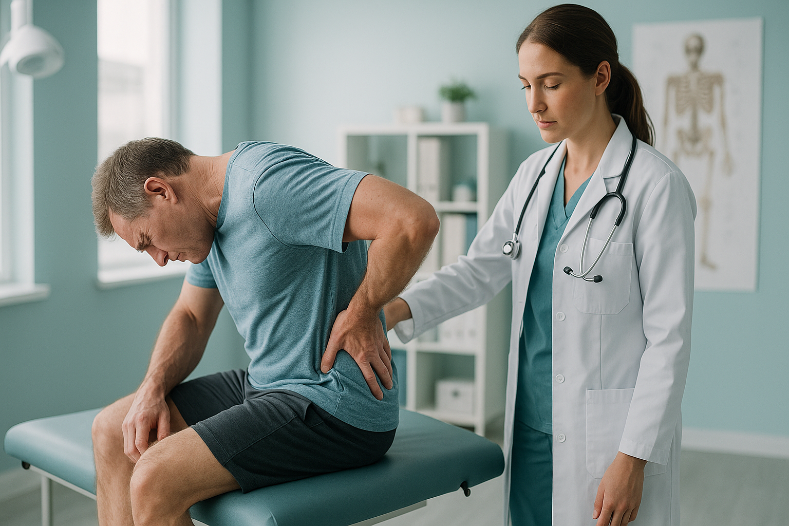 Why Do Rowers Get Lower Back Pain? — ScanAlign clinic illustration