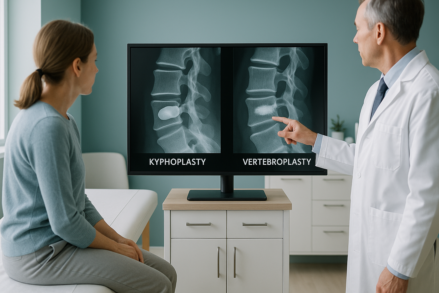 Kyphoplasty vs Vertebroplasty: Fracture Treatments — ScanAlign private EOS imaging clinic, Harley Street