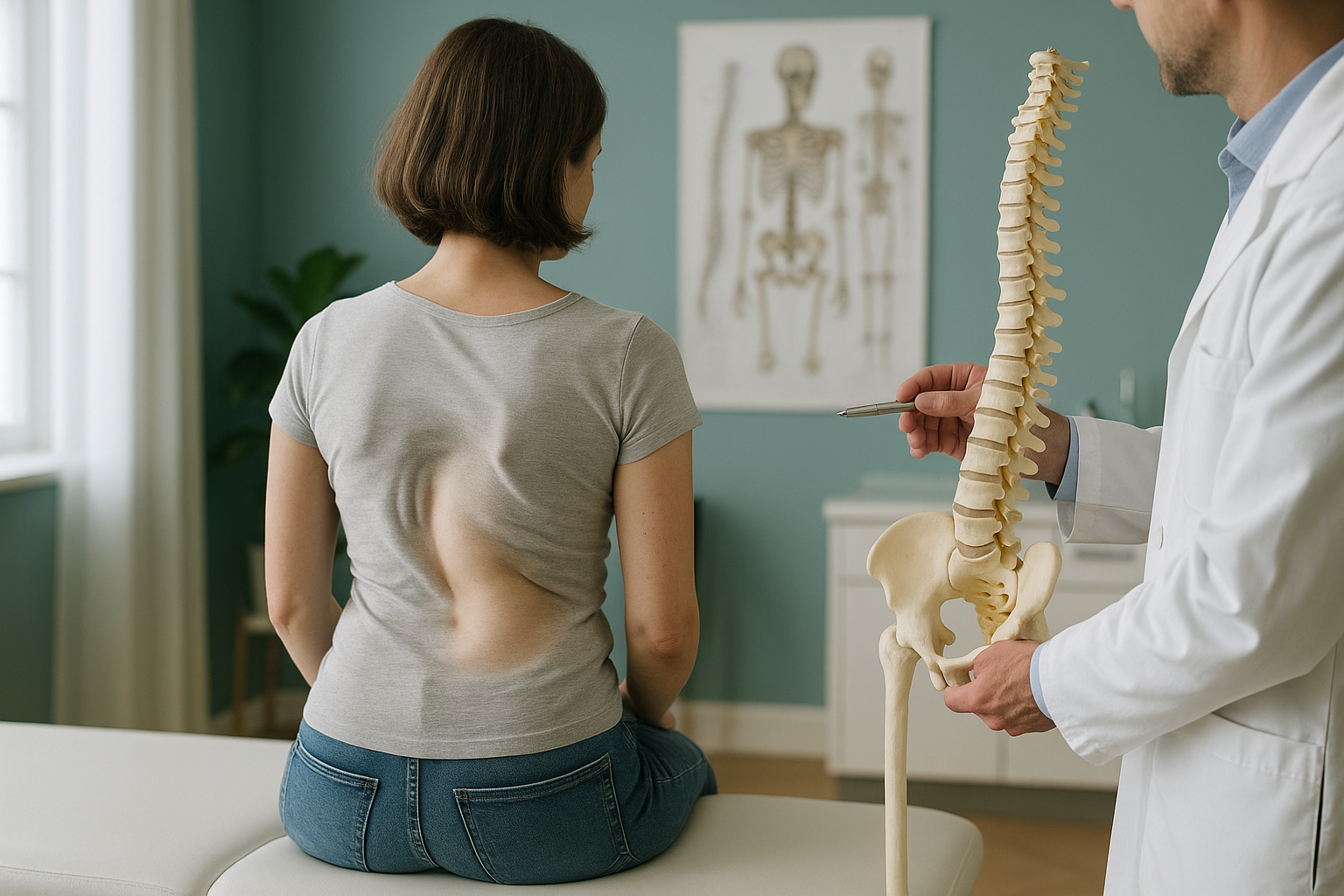 Scoliosis: Sideways Curvature of the Spine — ScanAlign clinic illustration