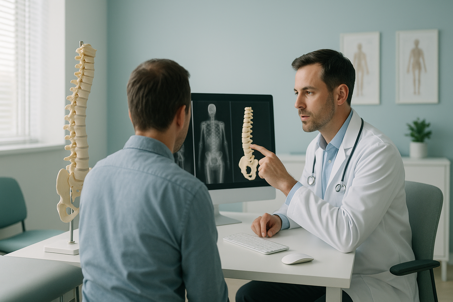How Do Two X-rays Become a 3D Model of Your Skeleton? — ScanAlign clinic illustration