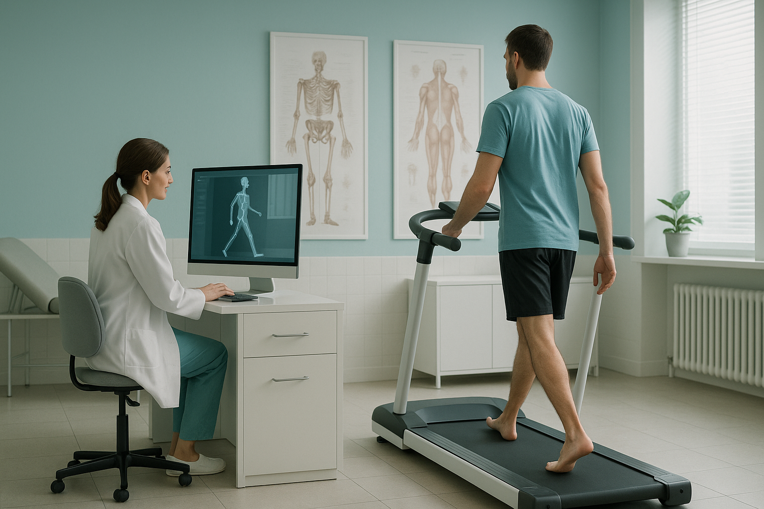 Gait Analysis: How the Way You Walk Affects Your Joints — ScanAlign clinic illustration