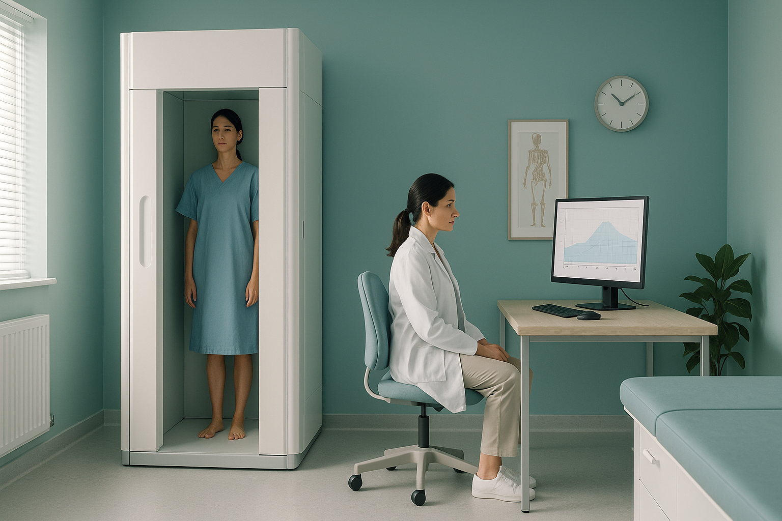 Is the EOS Scan Safe? Radiation Dose Explained — ScanAlign clinic illustration