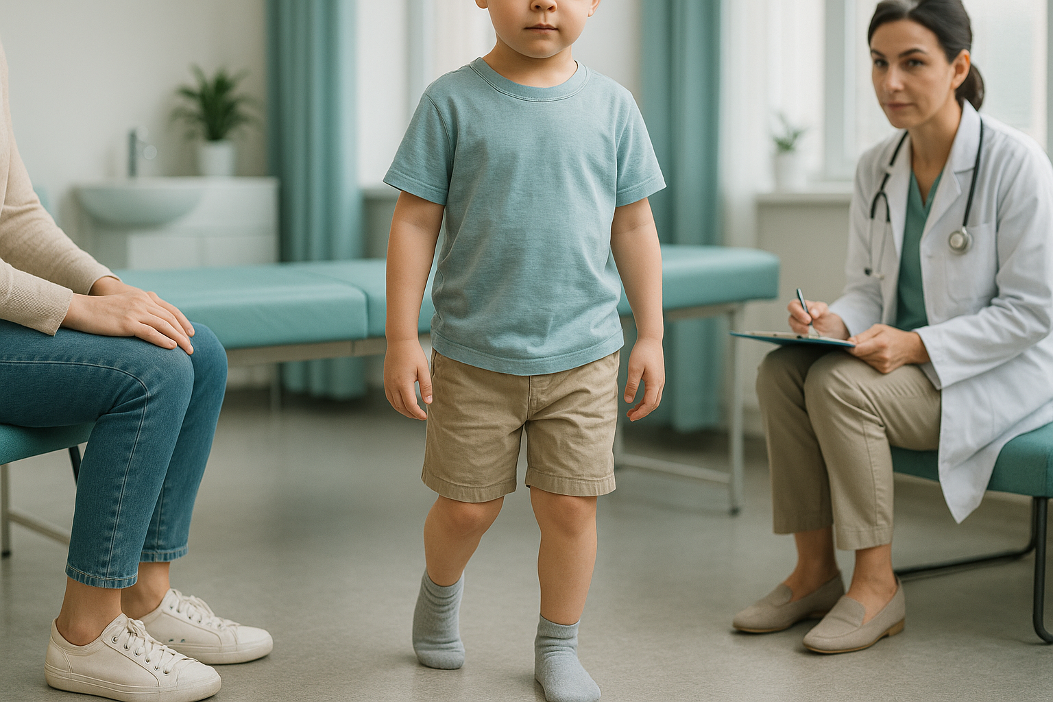 Why Does My Child Walk With Their Feet Turned In? — ScanAlign clinic illustration