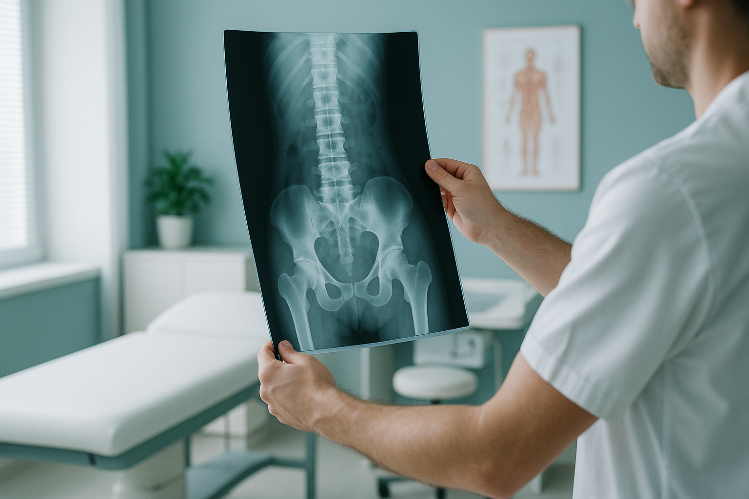 Why Are Full-Spine X-rays Stitched Together, and What Goes Wrong? — ScanAlign private EOS imaging clinic, Harley Street