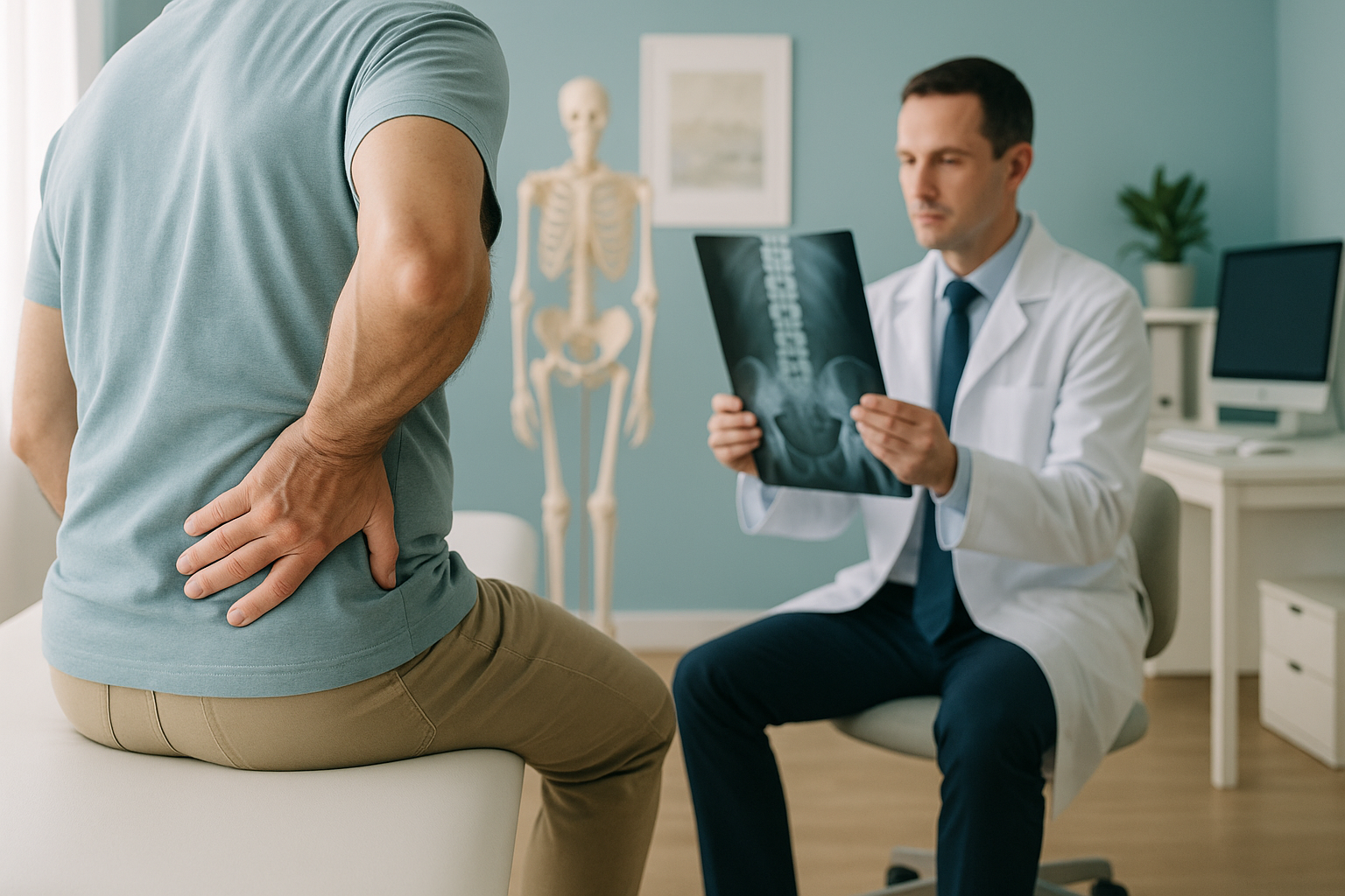 What Is Lumbar Instability, and Why Do Scans Often Miss It? — ScanAlign clinic illustration