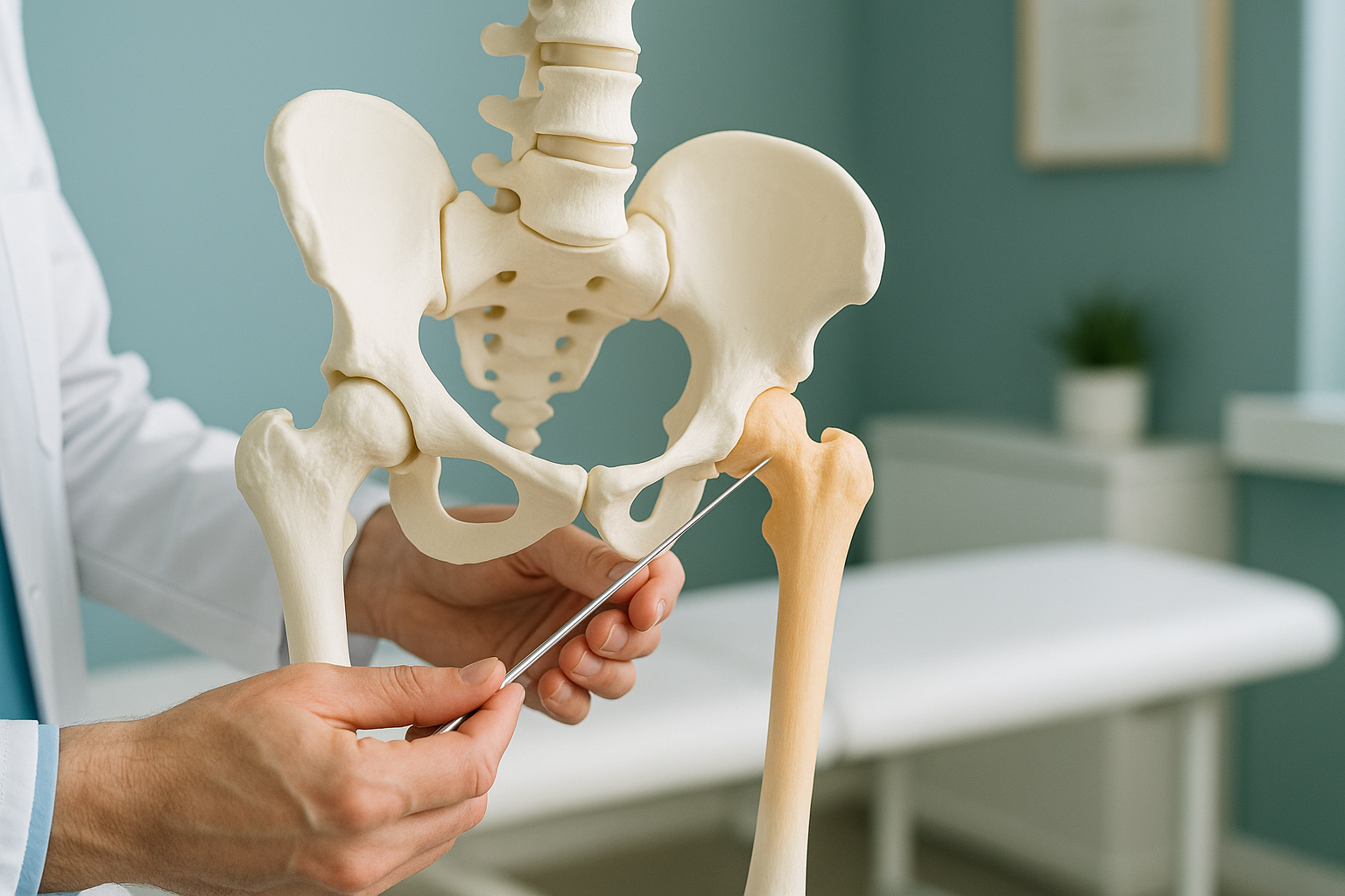 Hip Anteversion & Retroversion Explained — ScanAlign clinic illustration