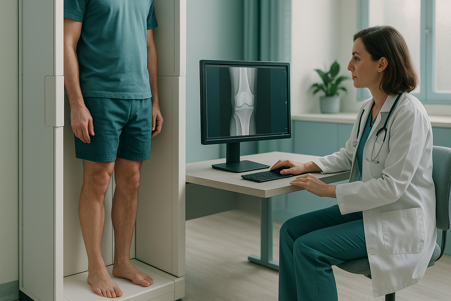 Why Should You Have Your Leg Alignment Checked Before a Knee Replacement? — ScanAlign clinic illustration