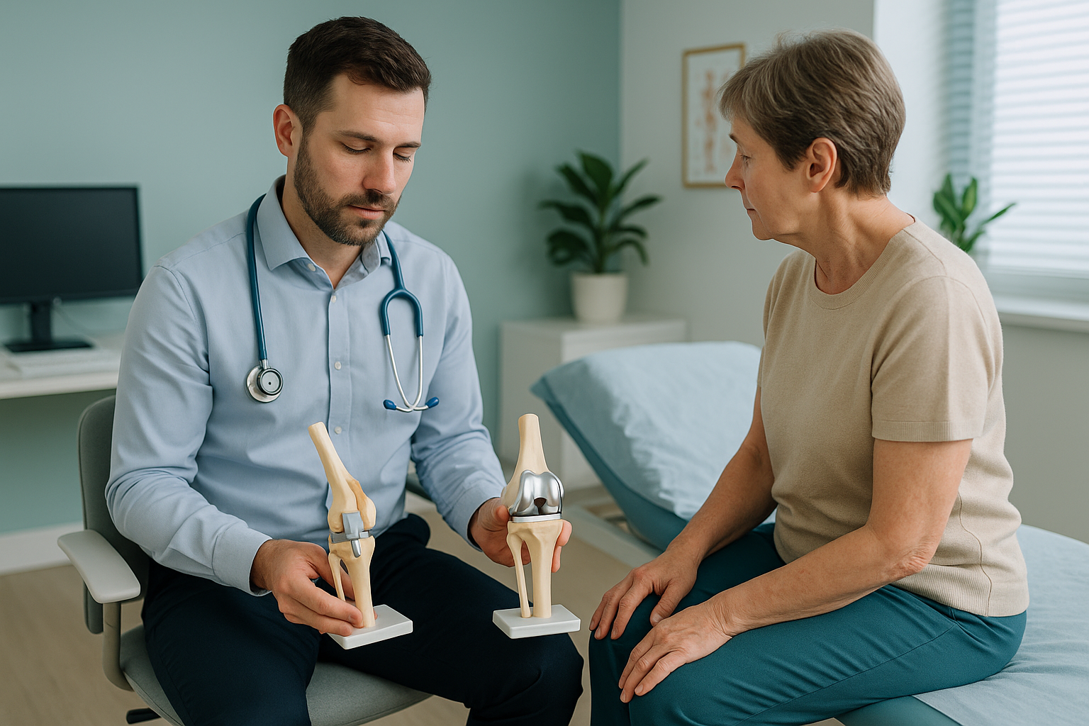Osteotomy or Knee Replacement: Which Is Right for Your Knee? — ScanAlign clinic illustration