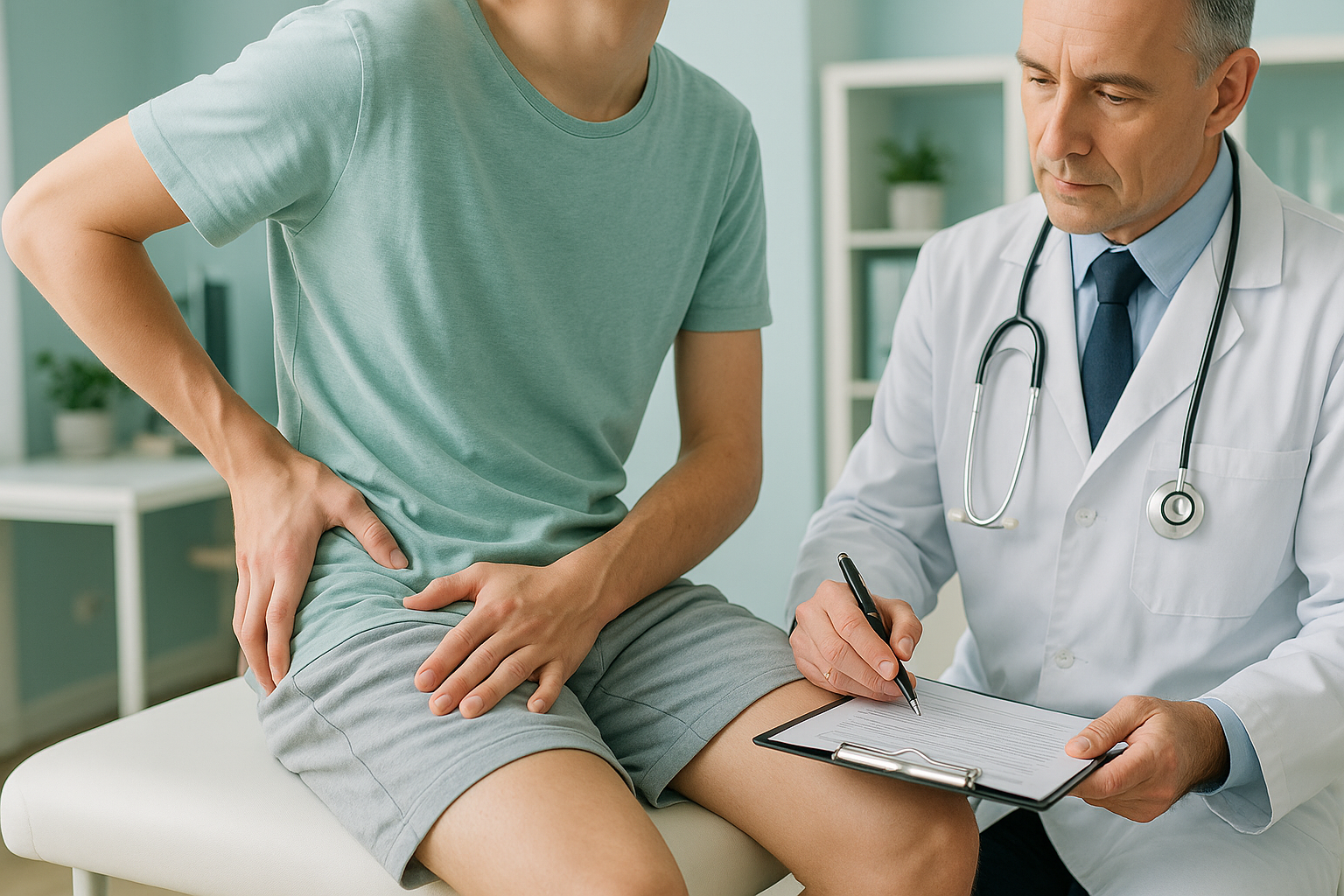 What Causes Hip Pain in Teenagers? — ScanAlign clinic illustration