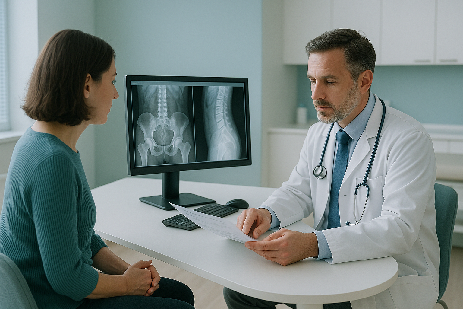 How Does Imaging Support Rheumatology Assessment? — ScanAlign clinic illustration