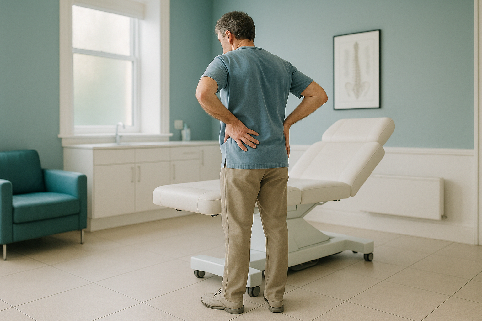 Why Does Standing Still All Day Hurt More Than Walking? — ScanAlign clinic illustration