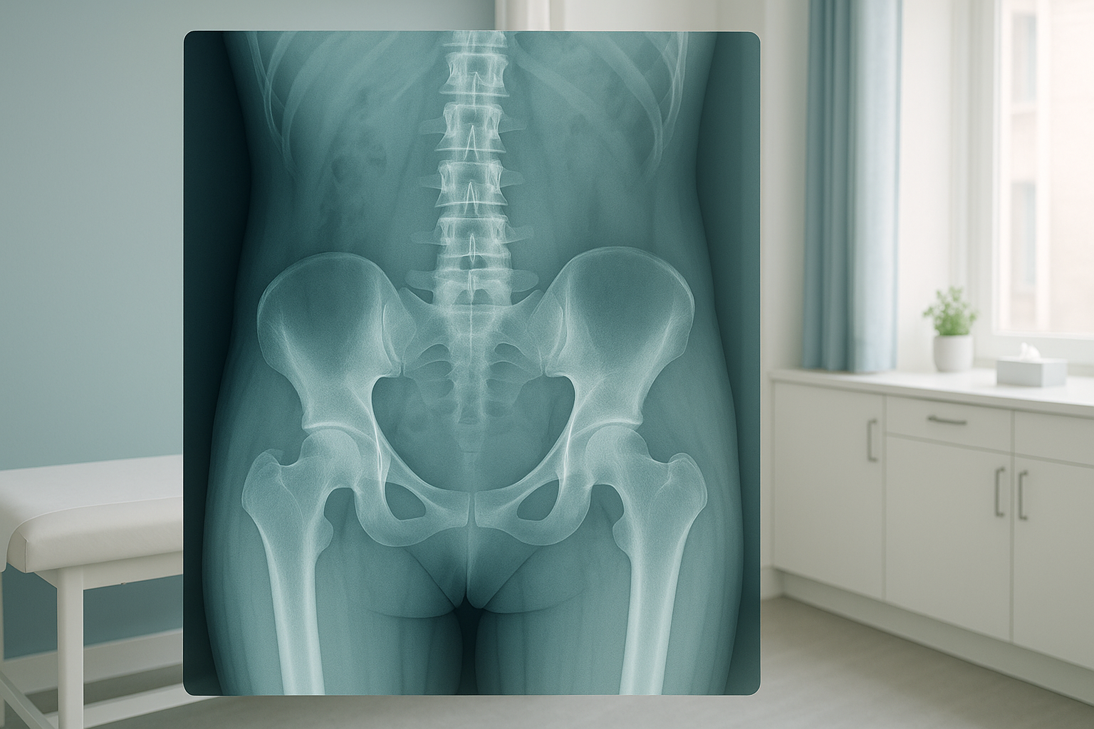 Lateral Pelvic Tilt: Why One Hip Sits Higher — ScanAlign clinic illustration