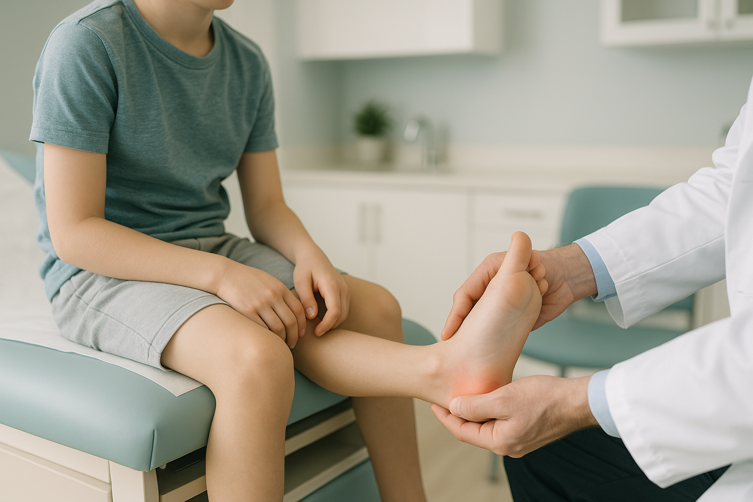 What Is Sever's Disease, and Why Does My Child's Heel Hurt? — ScanAlign clinic illustration