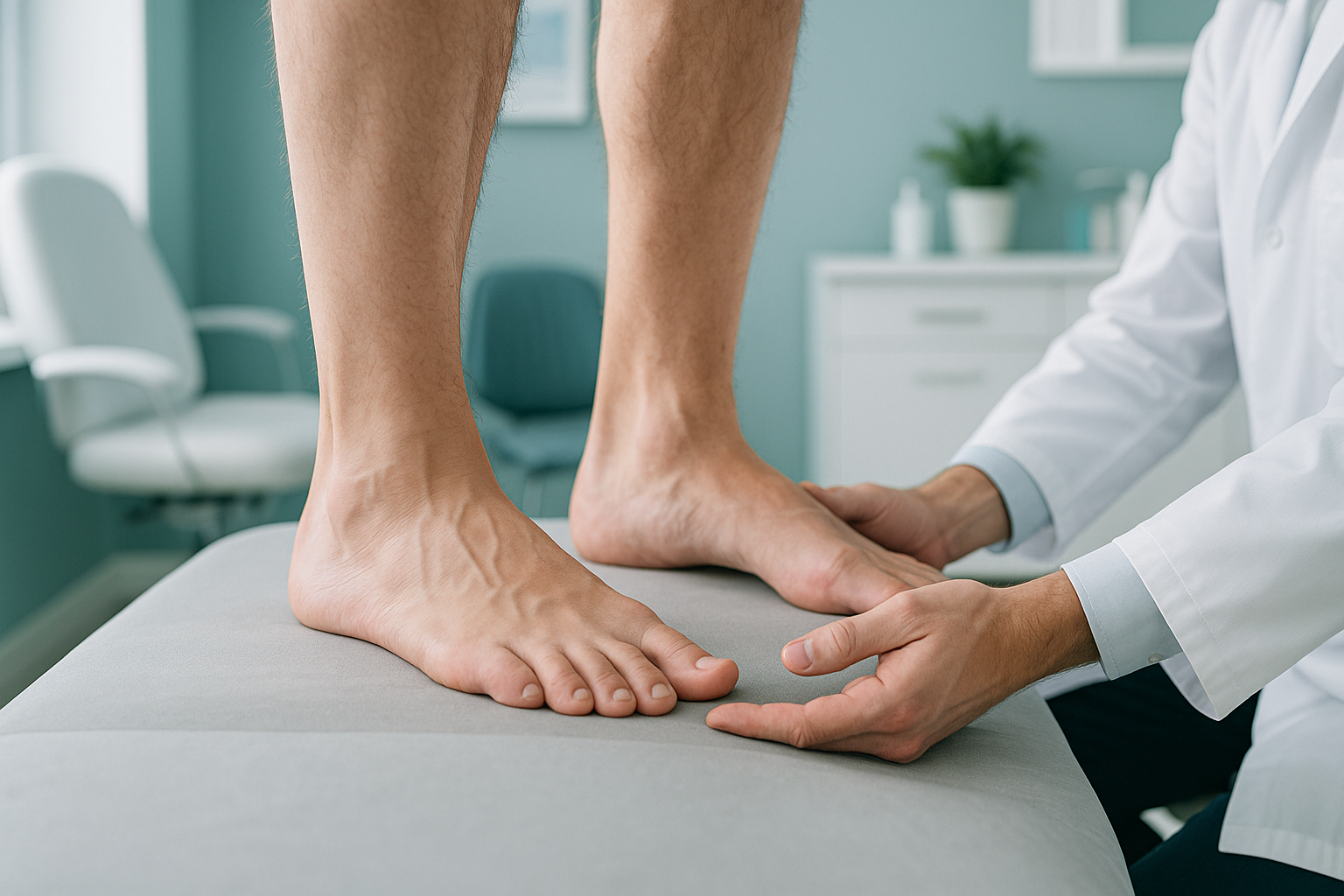 What Causes Flat Feet in Adults, and Can They Be Corrected? — ScanAlign clinic illustration