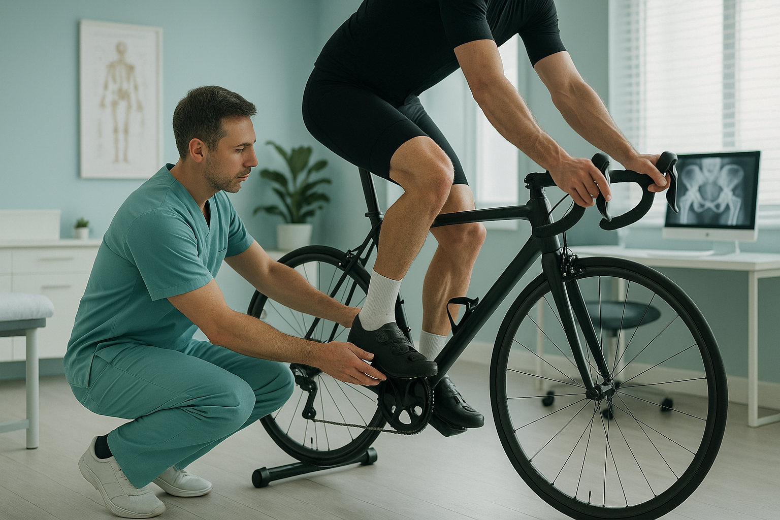 How Do Leg Length and Pelvic Position Affect Your Bike Fit? — ScanAlign clinic illustration