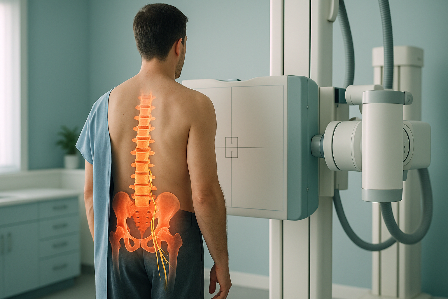 Lumbar Radiculopathy: Sciatica & Nerve Root Pain — ScanAlign clinic illustration