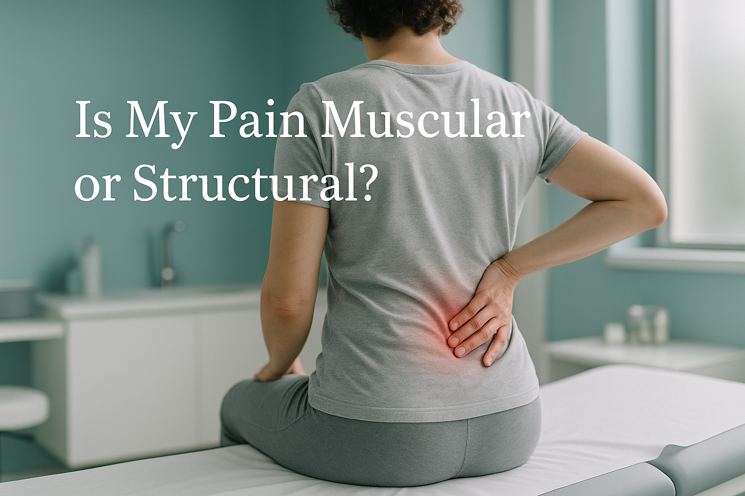 Is My Pain Muscular or Structural? — ScanAlign private EOS imaging clinic, Harley Street