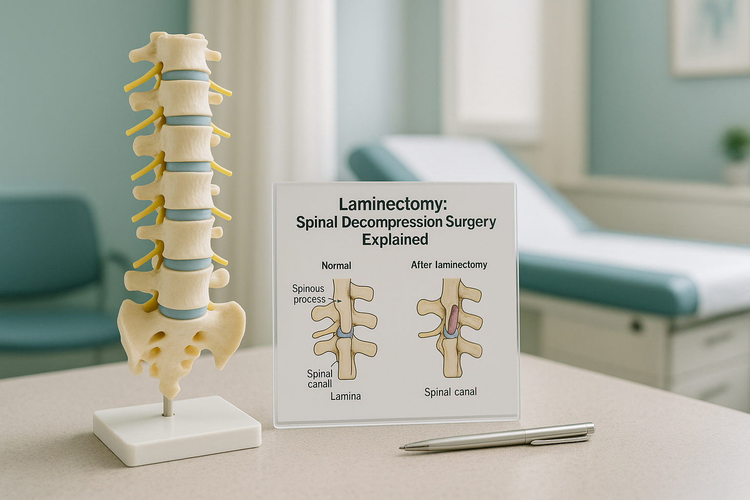 Laminectomy: Spinal Decompression Surgery Explained — ScanAlign clinic illustration