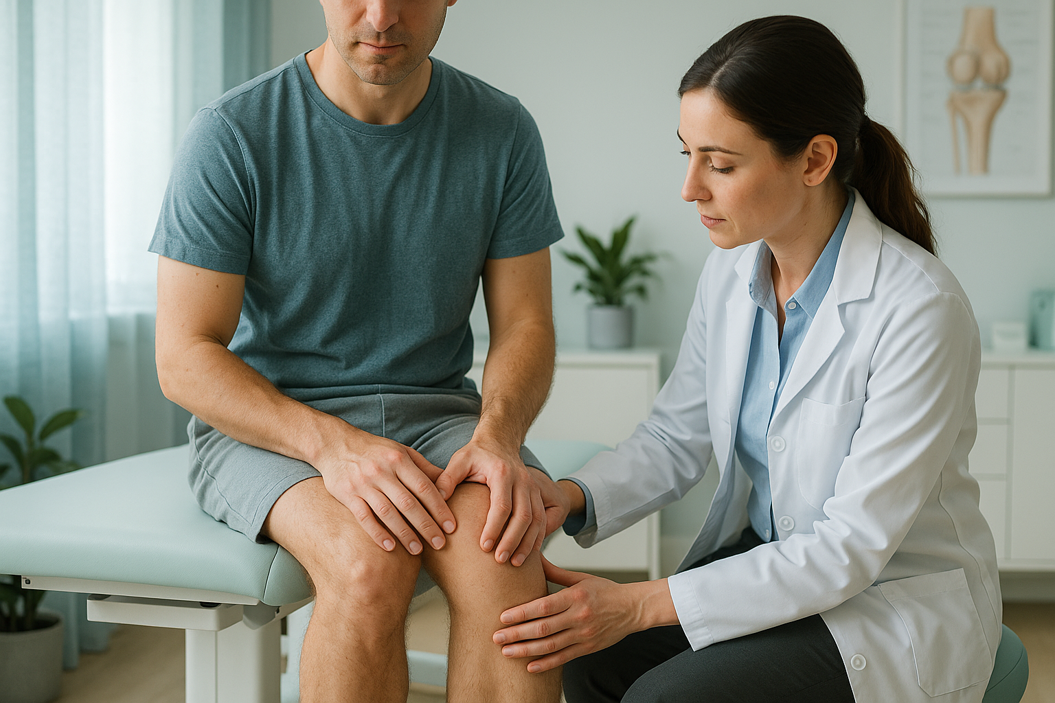 Patellar Tendonitis (Jumper's Knee): Causes & Recovery — ScanAlign clinic illustration