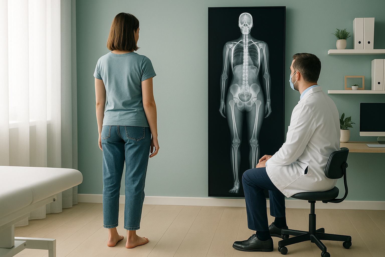 How Do Podiatrists Use Whole-Body Alignment Imaging? — ScanAlign clinic illustration