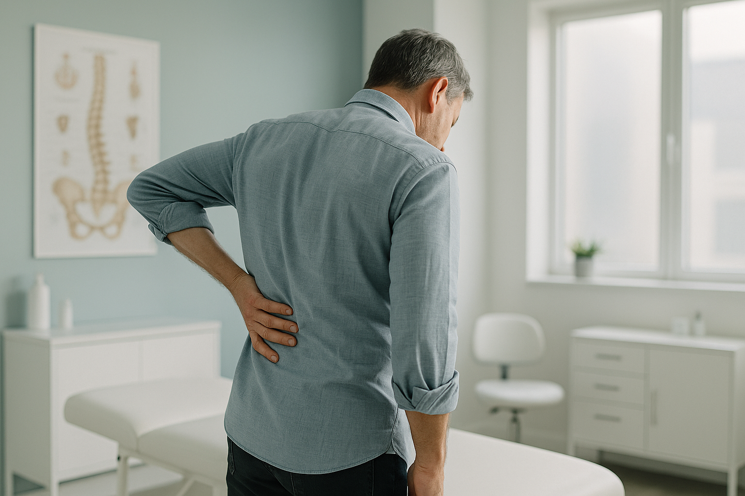 Why Does My Back Hurt Only When I Stand? — ScanAlign private EOS imaging clinic, Harley Street