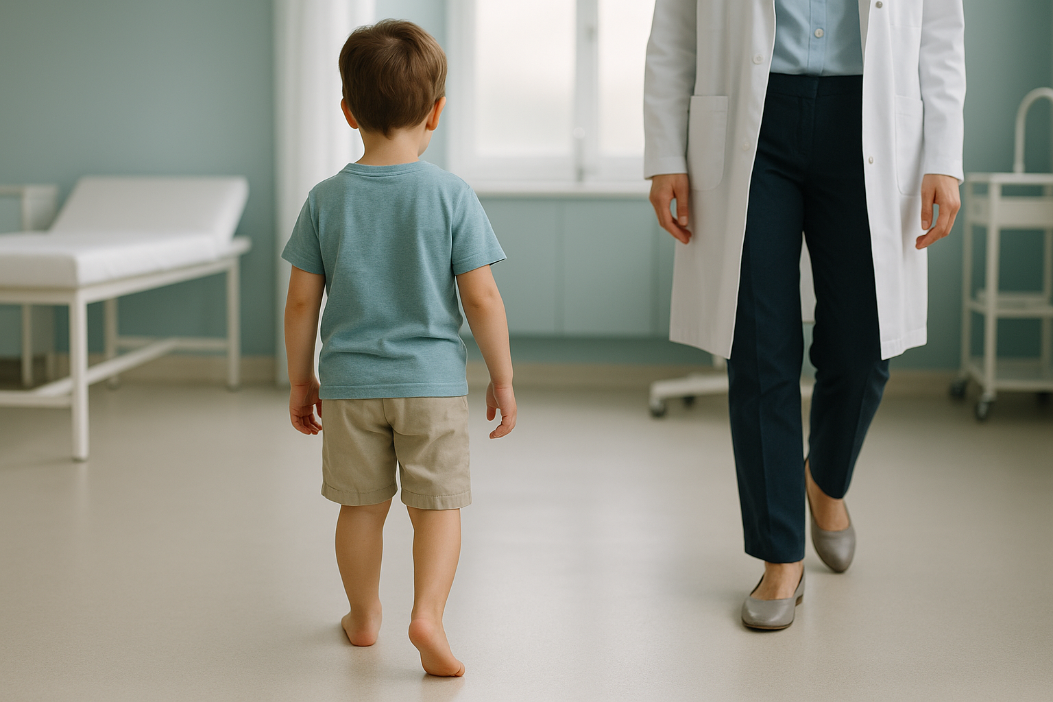 Should You Worry If Your Child Walks With Their Feet Turned Out? — ScanAlign clinic illustration